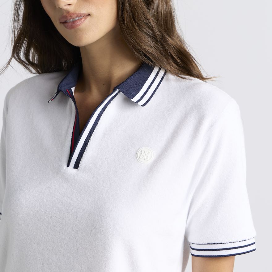 CIRCLE G JOHNNY COLLAR TERRY POLO - US 8812