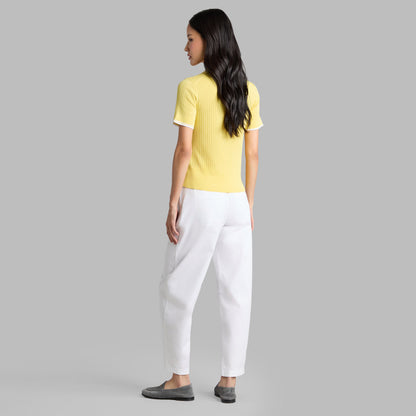 RIBBED KNIT SWEATER POLO - US 8240