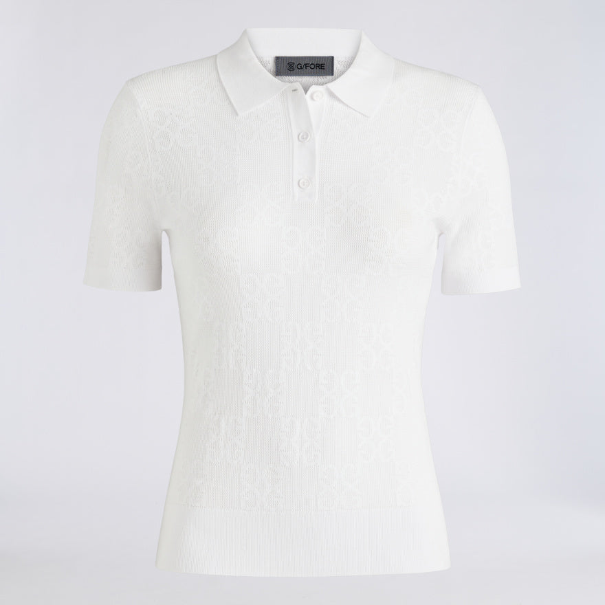 POINTELLE G SWEATER POLO - US 8323