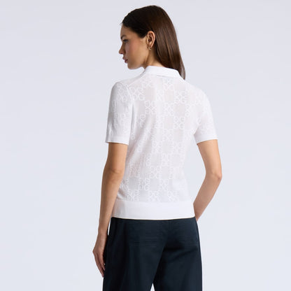 POINTELLE G SWEATER POLO - US 8323