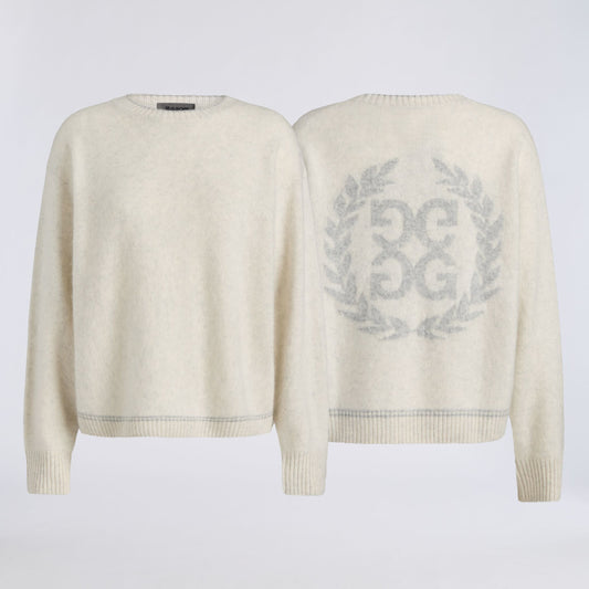 G WREATH BRUSHED CASHMERE SWEATER - US 0238