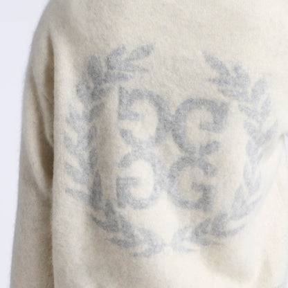 G WREATH BRUSHED CASHMERE SWEATER - US 0238