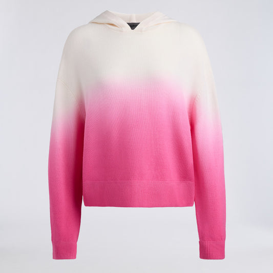 DIP DYED MERINO WOOL HOODIE - US 9745