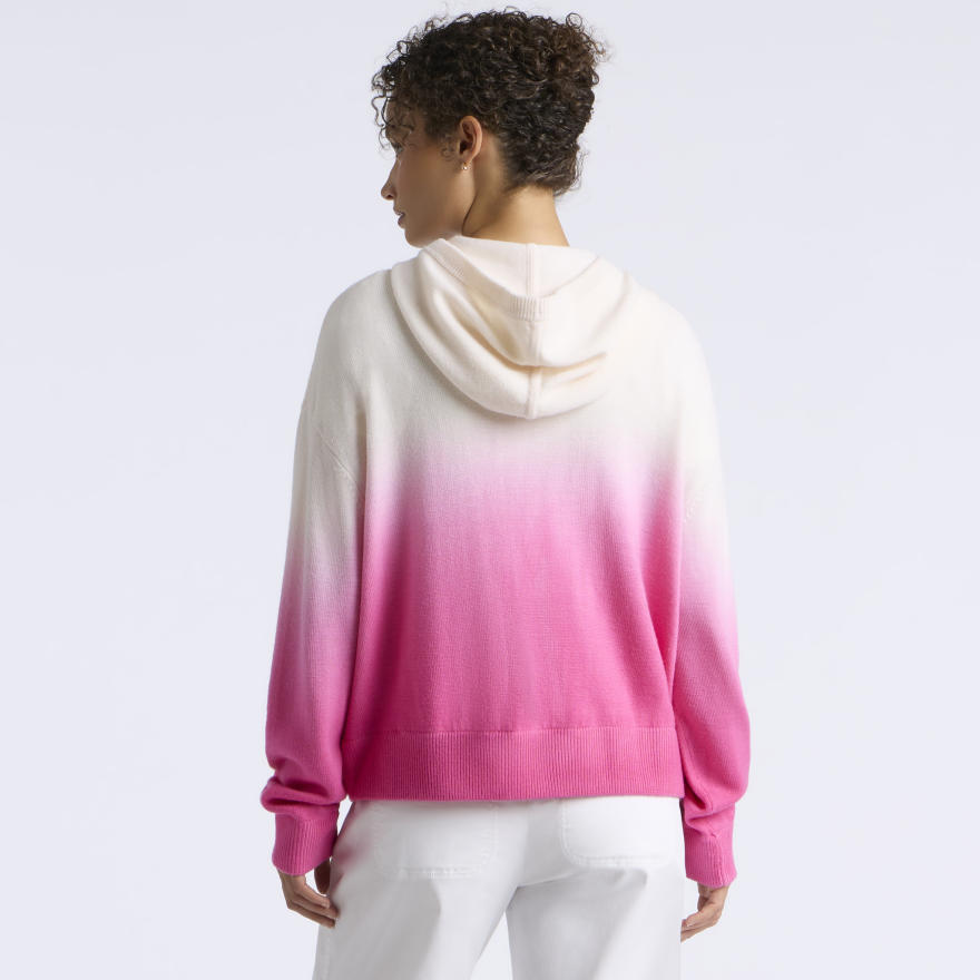 DIP DYED MERINO WOOL HOODIE - US 9745