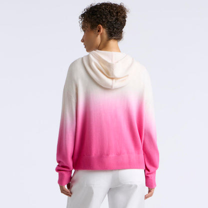 DIP DYED MERINO WOOL HOODIE - US 9745