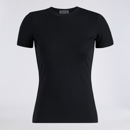 TECH NYLON RIB FITTED TEE - US 2972