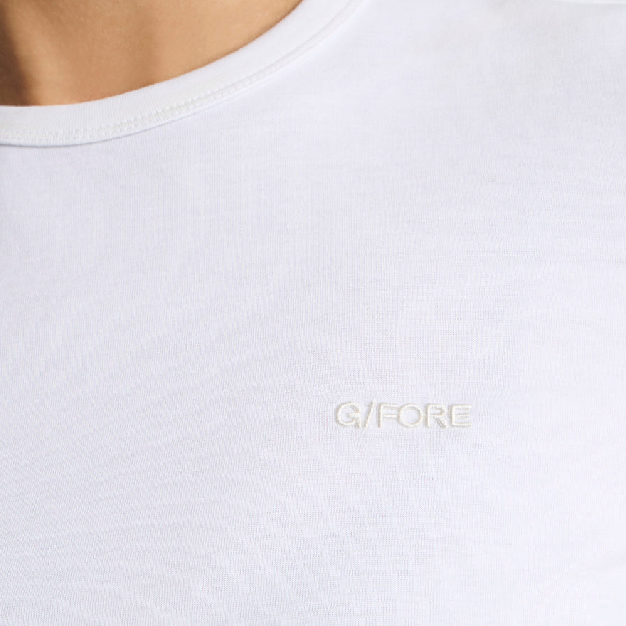 G/FORE EMBROIDERED COTTON TEE - US 5083