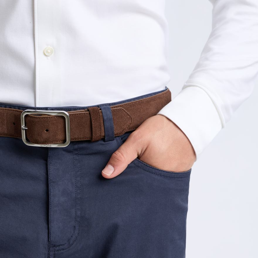MEN'S LUXE SUEDE BELT - US 9672