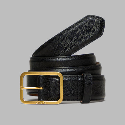 MEN'S LUXE PEBBLE LEATHER BELT - US 4601