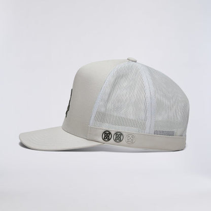CAMO SKULL & TEES TALL TRUCKER HAT - US 3295