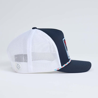 PRAY FOR BIRDIES RETRO MID TRUCKER HAT - US 8907