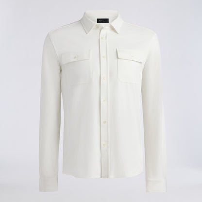 LTD RELEASE BRUSHED COTTON LONG SLEEVE SHIRT - US 5482