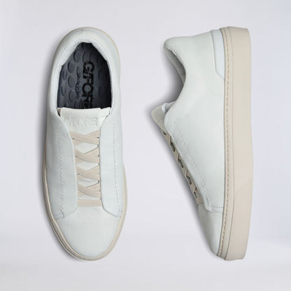MEN'S ENDEAVOUR SLIP ON LEATHER SNEAKER - US 1981