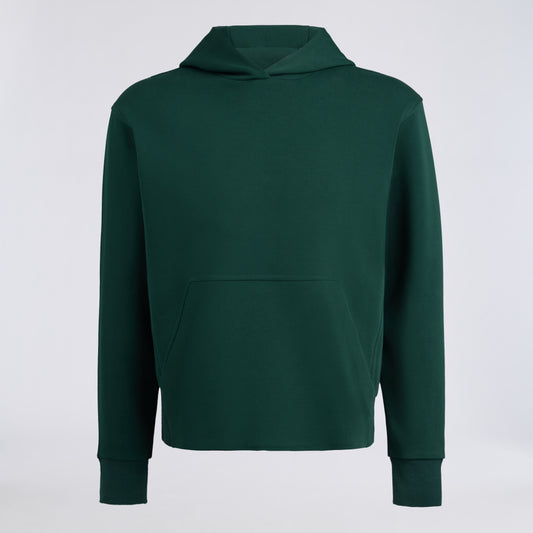 COTTON BLEND SCUBA HOODIE - US 9291