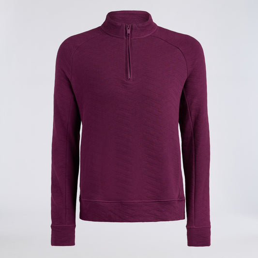 DUNES COTTON QUILTED 1/4 ZIP PULLOVER - US 9742