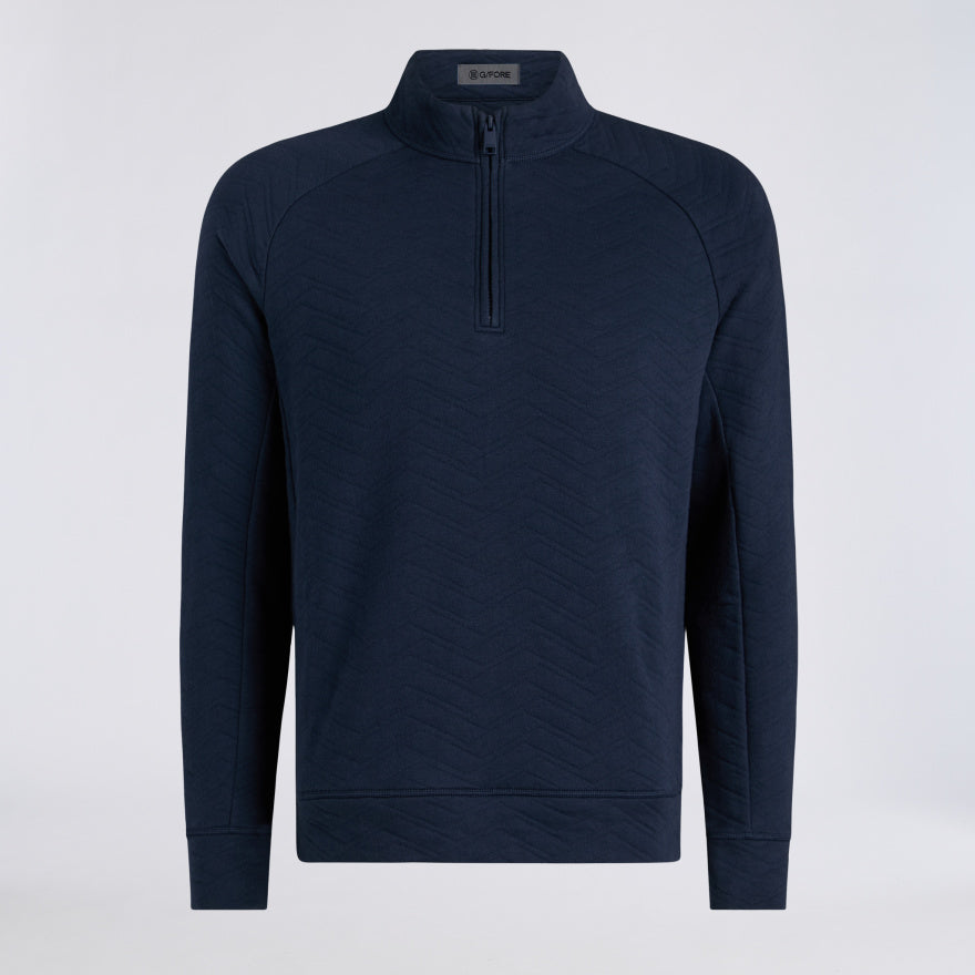 DUNES COTTON QUILTED 1/4 ZIP PULLOVER - US 3240