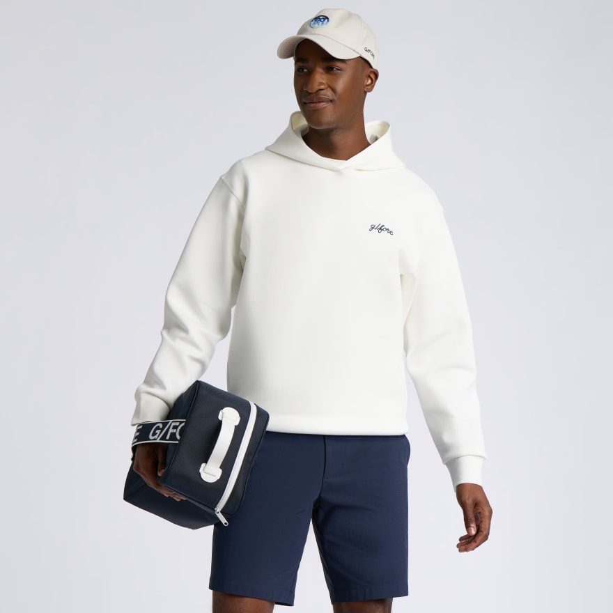 FORE CORNERS COTTON BLEND SCUBA HOODIE - US 4734