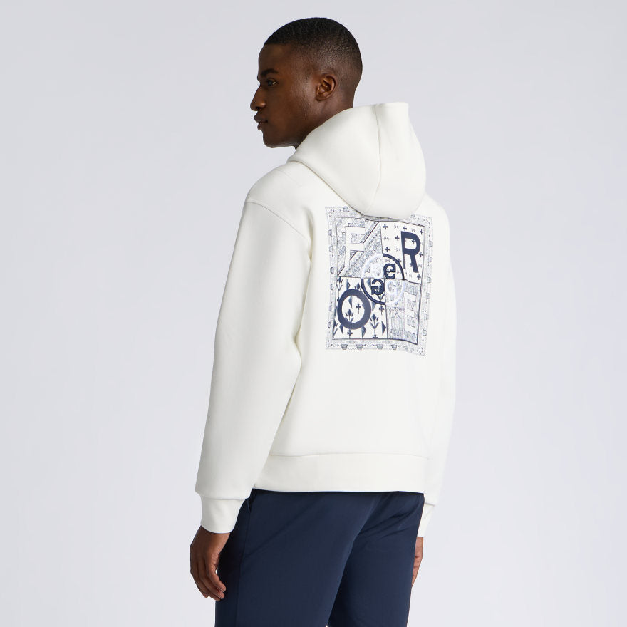 FORE CORNERS COTTON BLEND SCUBA HOODIE - US 4734