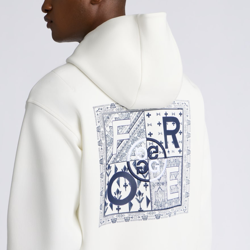 FORE CORNERS COTTON BLEND SCUBA HOODIE - US 4734