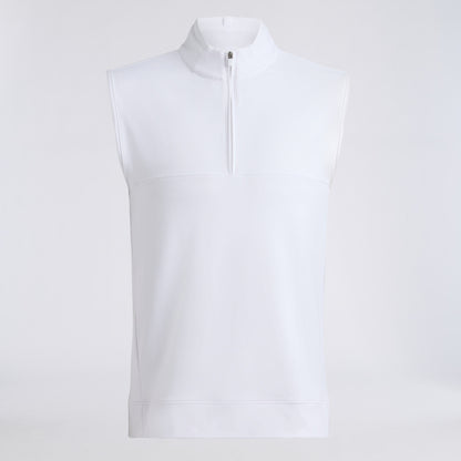 BRUSHED BACK TECH TERRY 1/4 ZIP VEST - US 3511