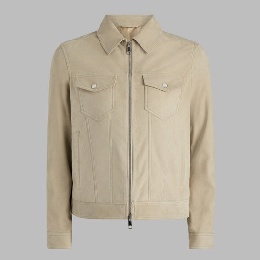 SUEDE TRUCKER JACKET - US 0780