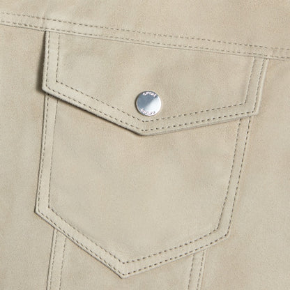 SUEDE TRUCKER JACKET - US 0780
