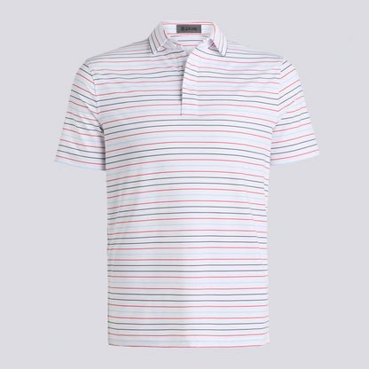 MULTI STRIPE TECH JERSEY POLO - US 8138