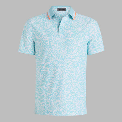 SCRIBBLE TECH JERSEY POLO - US 0633