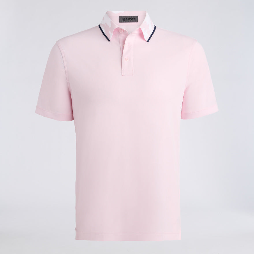CAMO COLLAR PERFORMANCE PIQUÉ POLO - US 3704