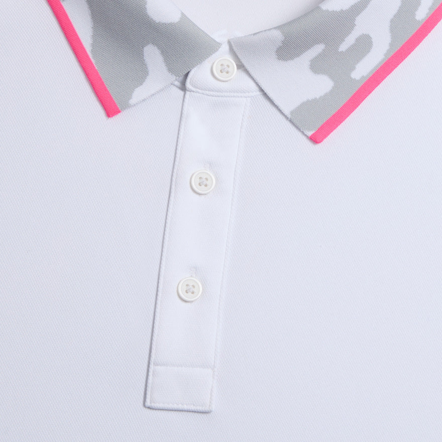 CAMO COLLAR PERFORMANCE PIQUÉ POLO - US 3012