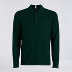 LTD RELEASE MONTAUK CASHMERE LONG SLEEVE POLO - US 0865