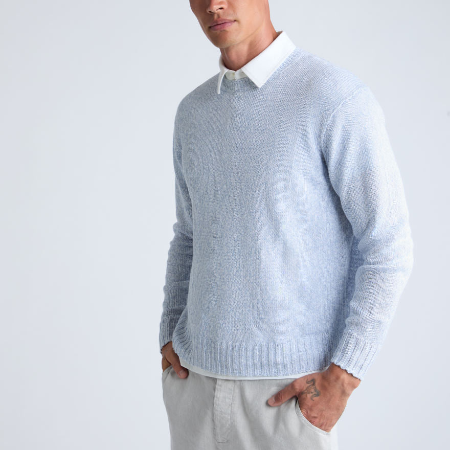 LTD RELEASE GULF LINEN CREWNECK SWEATER - US 6309