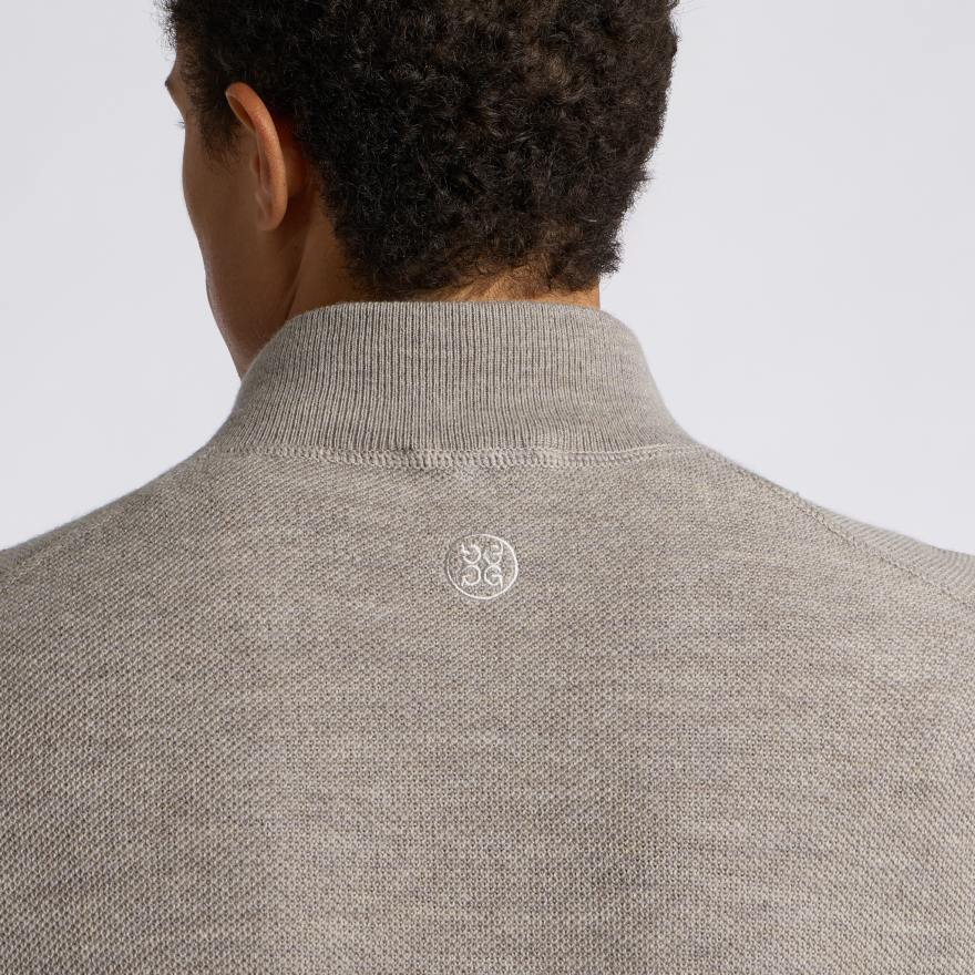 THE CLUB MERINO WOOL 1/4 ZIP SWEATER - US 8926