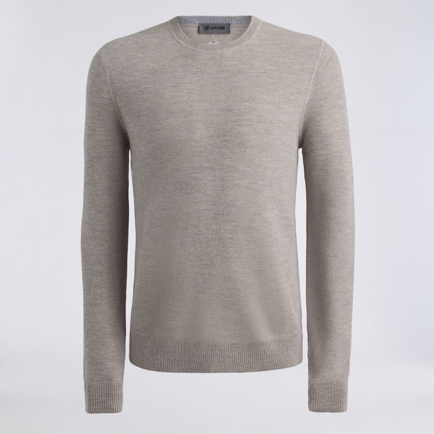 THE CLUB MERINO WOOL CREWNECK SWEATER - US 5682