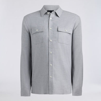BRUSHED FLANNEL OVERSHIRT - US 2983