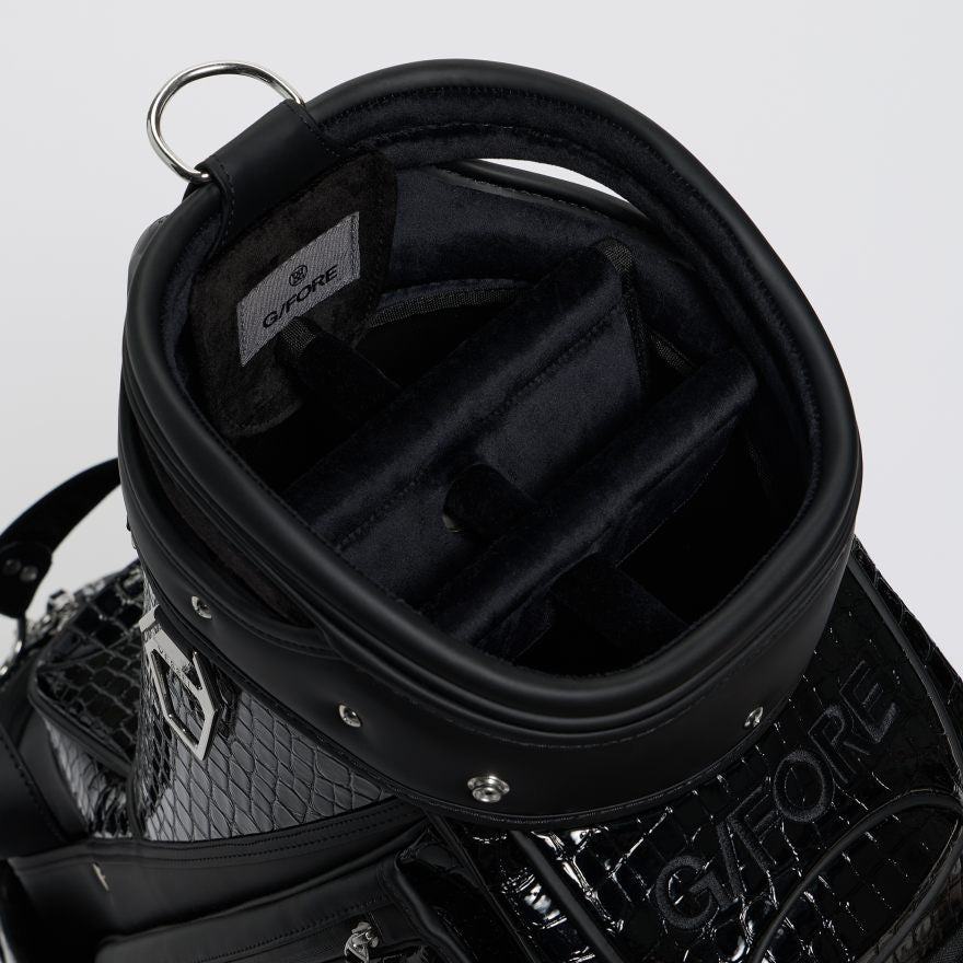 LTD RELEASE NOVELTY CROC-EMBOSSED LEATHER TOUR BAG - US 9178