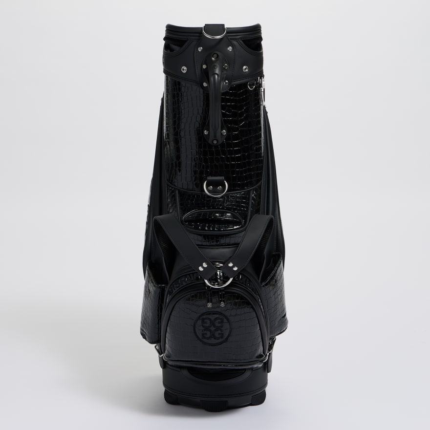 LTD RELEASE NOVELTY CROC-EMBOSSED LEATHER TOUR BAG - US 9178