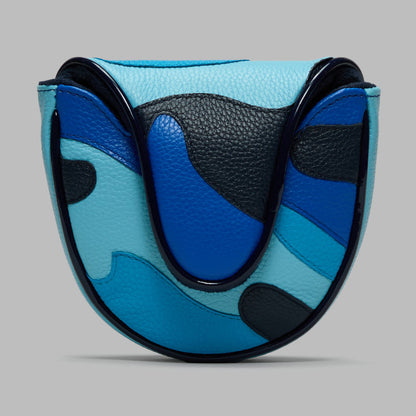 PATCHWORK CAMO LEATHER MALLET COVER - US 4552