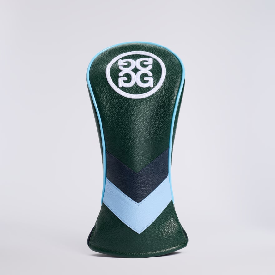 CHEVRON STRIPE LEATHER 3-WOOD HEADCOVER - US 6248